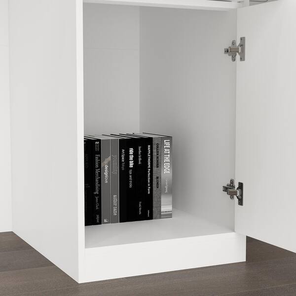 FUFU&GAGA 55.1 in. W x 23.6 in. D Rectangular White MDF FUFU&GAGA 55.1 in. W x 23.6 in. D Rectangular White MDF