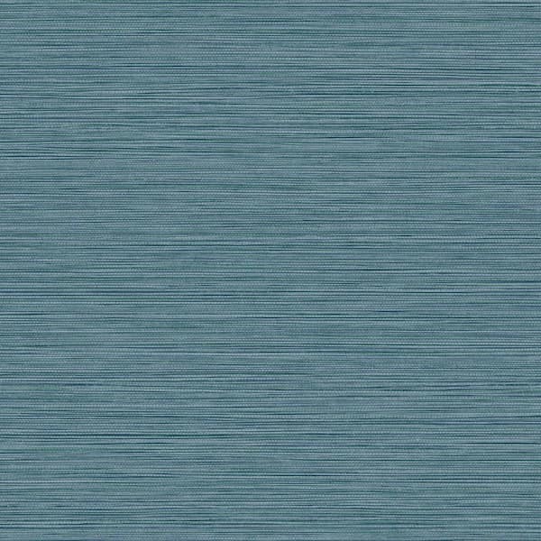 Seabrook Designs Grasslands Nautical Ocean Blue Vinyl Strippable Roll (Covers 60.75 sq. ft.)