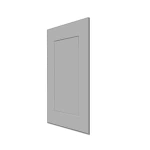 Tremont Assembled 24x34.5x.75 in. Shaker Decorative End Panel for Base Kitchen Cabinet in Painted Pearl Gray