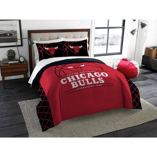 THE NORTHWEST GROUP Bulls 3-Piece Multicolored Full Comforter Set