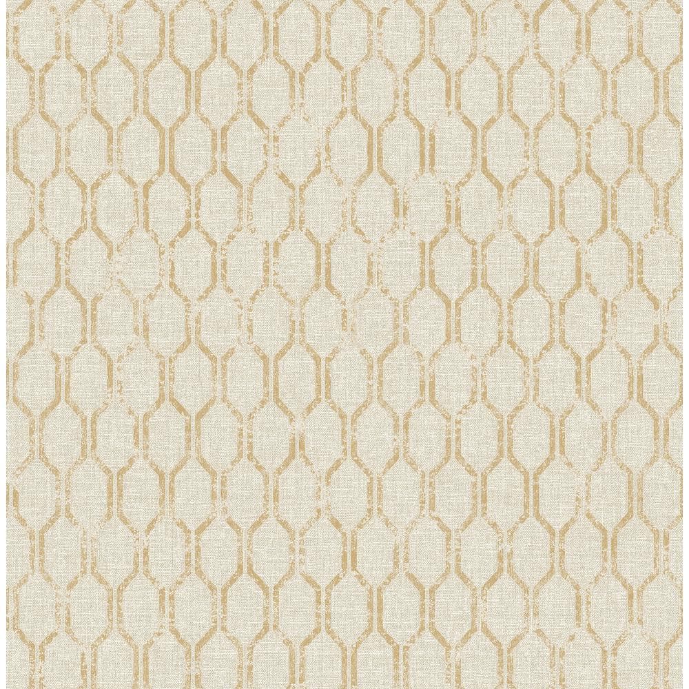 Elodie Neutral Geometric Neutral Wallpaper Sample