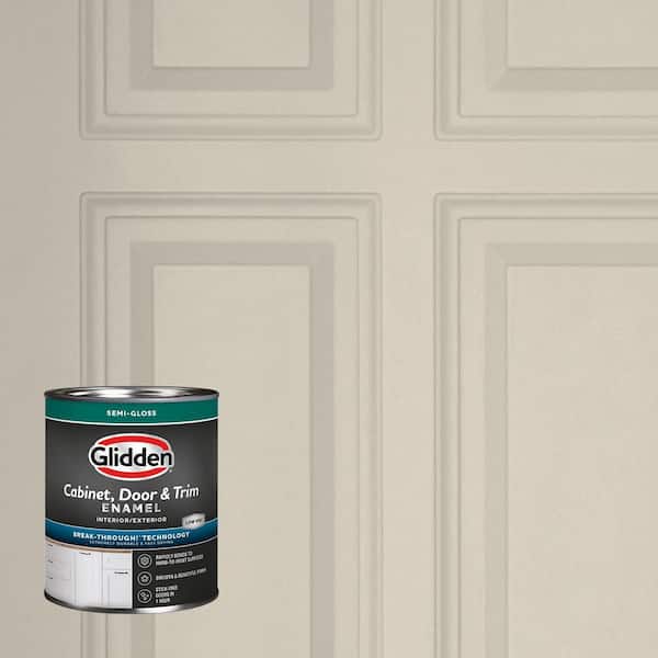 1 qt. PPG1024-4 Moth Gray Semi-Gloss Door, Trim & Cabinet Paint