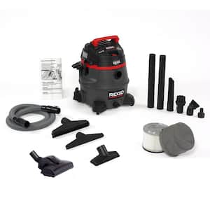 14 Gallon 2-Stage HEPA Commercial Wet/Dry Shop Vacuum with Filter, Dust Bag, Professional Locking Hose and Accessories