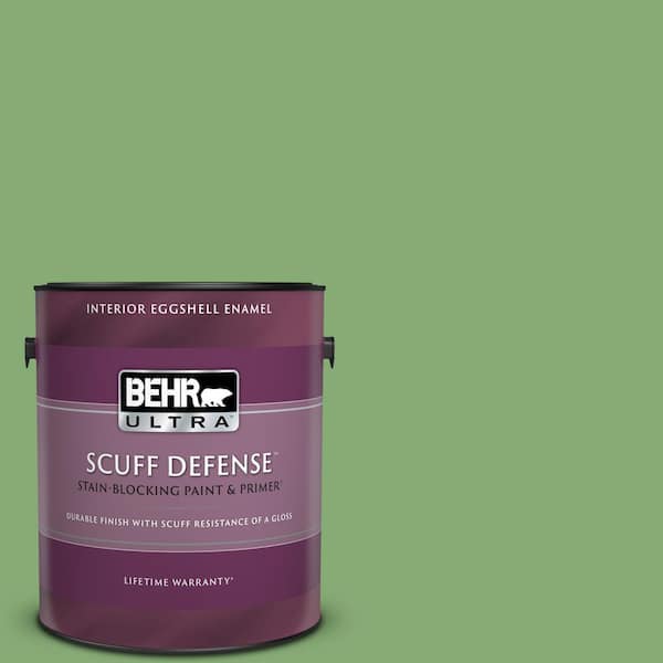 BEHR ULTRA 1 gal. #440D-5 Pesto Extra Durable Eggshell Enamel Interior Paint & Primer