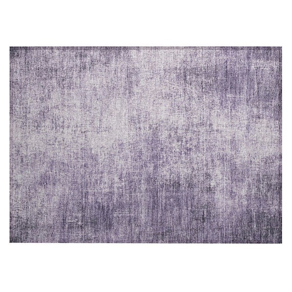 Chantille Machine Washable Indoor/Outdoor Abstract ACN1903 Lavender 2 ft. x 3 ft. Accent Rug