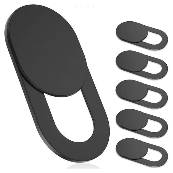OBJLGEV Webcam Cover Slide Ultra-Thin Laptop Web Camera Cover Privacy Protector Black 6 Pack
