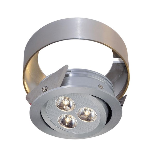Titan Lighting Tiro 3 Under Cabinet Brushed Aluminum Mount Collar