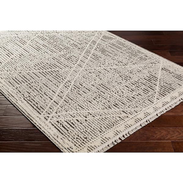 Berlin Black/Gray 8 ft. x 10 ft. Graphic Indoor Area Rug