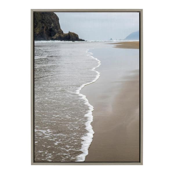 DesignOvation Sylvie "Arrival" by Pete Olsen 33 in. x 23 in. Framed Canvas Wall Art