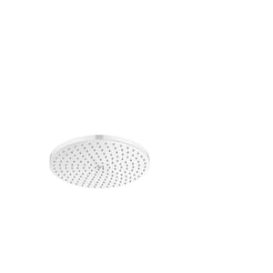 Raindance S 1-Spray Patterns 1.75 GPM 0 in. Fixed Shower Head in Matte White