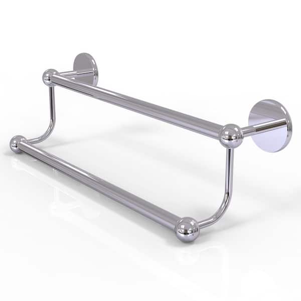Allied Brass Prestige Skyline Collection 36 in. Wall Mounted Double Towel Bar in Polished Chrome