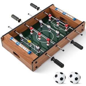 20 in. Foosball Table Mini Tabletop Soccer Game Christmas Gift Football Sports