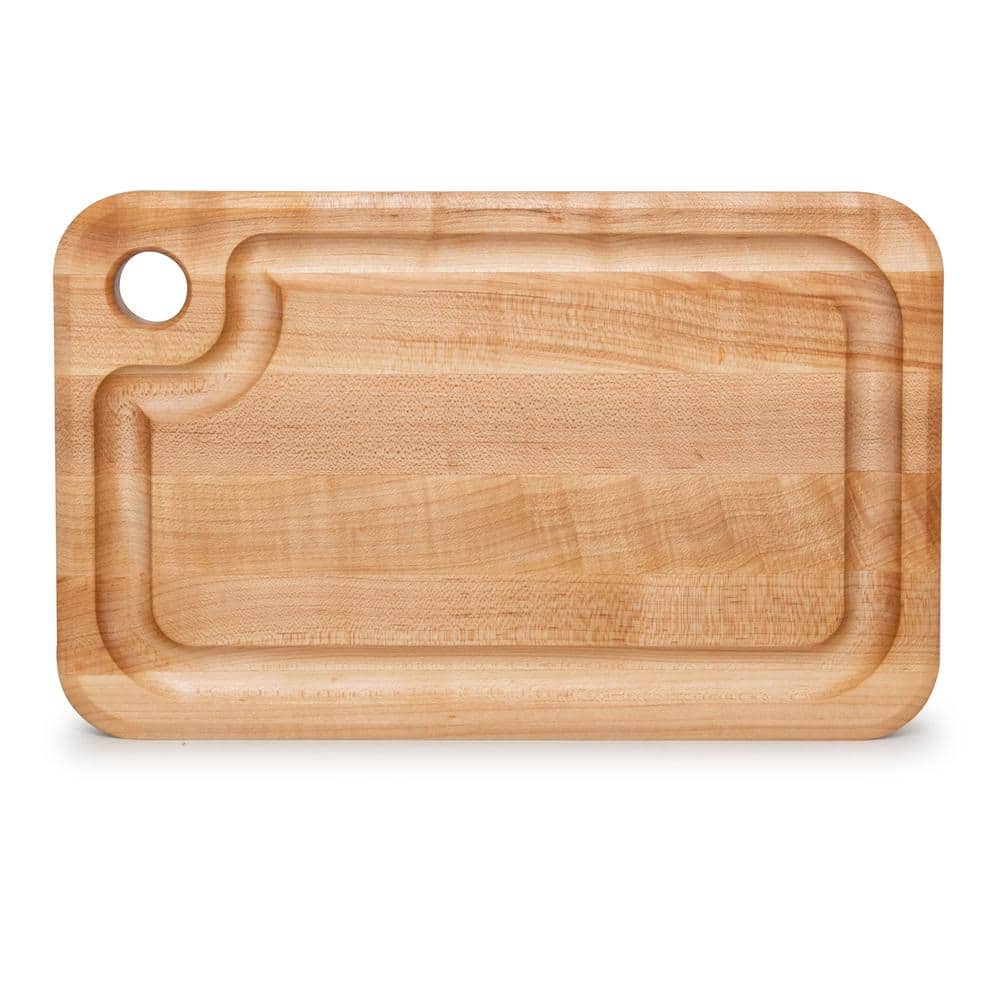 John Boos Reversible Maple Wood Cutting Board with Juice Groove