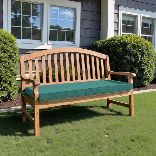 Outdoor Bench 54 X 17 Bench Cushion Blazing Needles 54-inch By 19