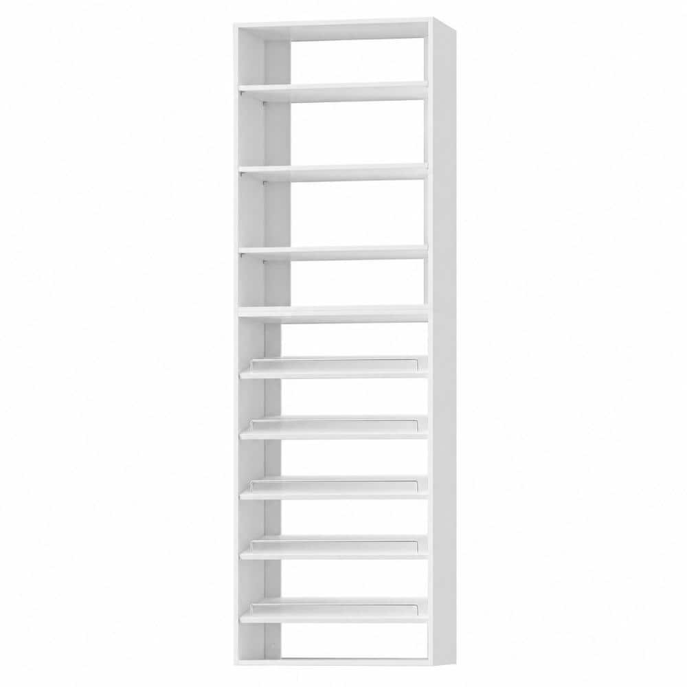19.5 in W White Modular Closet System Wood Closet Organizer Storage Unit for Clothes Shoes Handbags and Accessories price history on PriceWatchPro