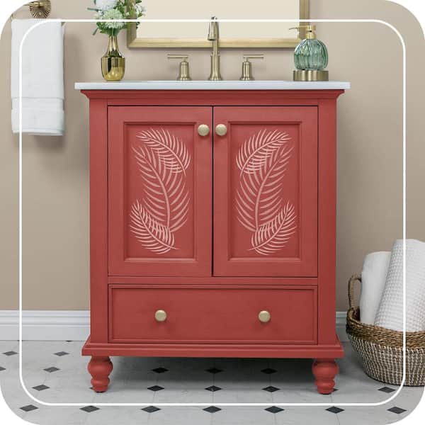 1 qt. #PPU2-16 Fire Cracker Interior Chalk Finish Paint