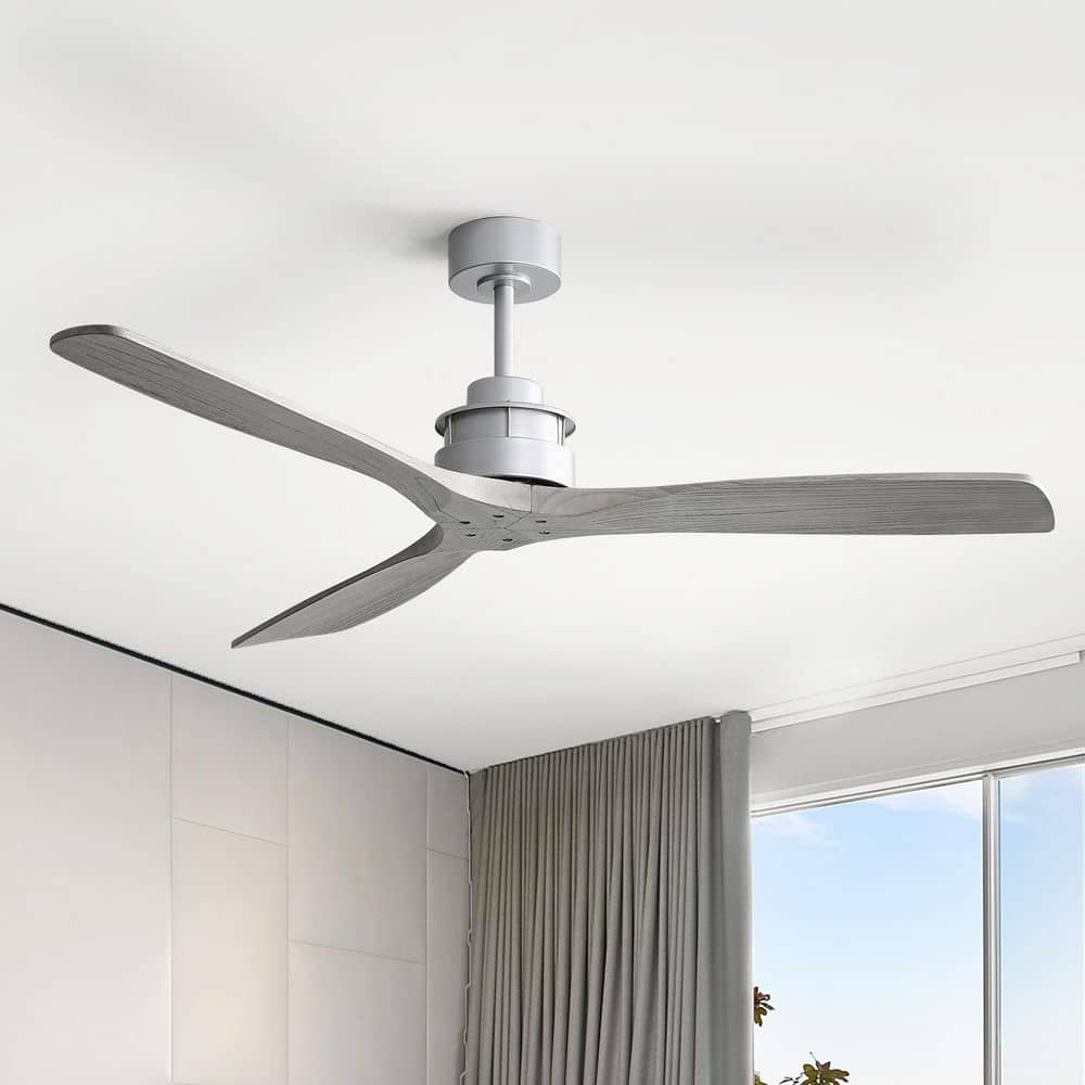 CACI Mall 60 in. Indoor/Outdoor Solid Wood Standard Downrod Mount ...