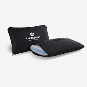 Flow Performance Travel Breathable Pillow Soft Firmness with Travel Bag-Washable Cover