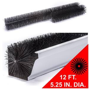 GUTTERSTUFF EZ 4 Ft K-Style 8-Pack Foam Filter Plastic Gutter Guard For 5 In GUTTERSTUFF EZ 4 Ft K-Style 8-Pack Foam Filter Plastic Gutter Guard For 5 In