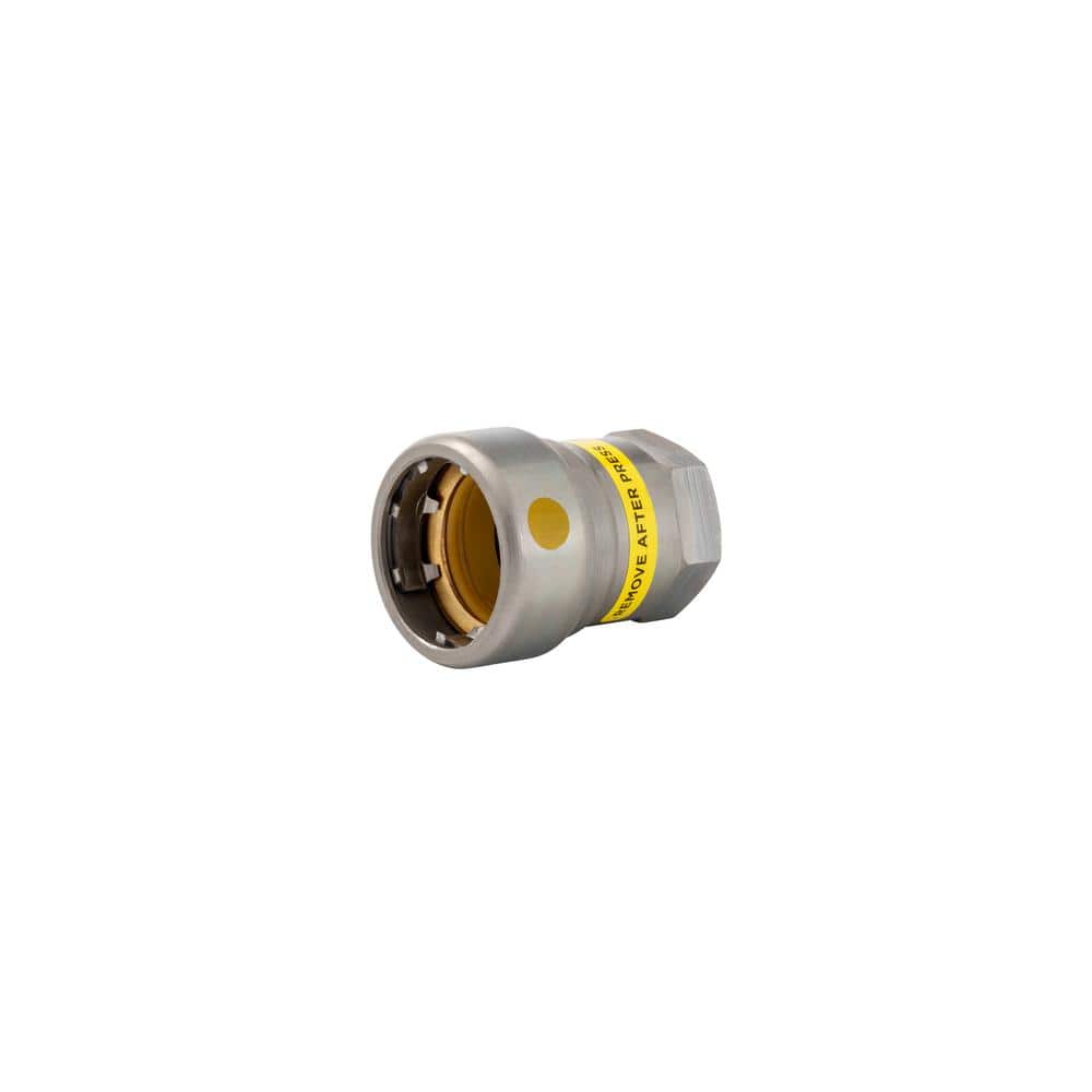 1/2 in. Carbon Steel Press x FPT Female Adapter Fitting price history on PriceWatchPro