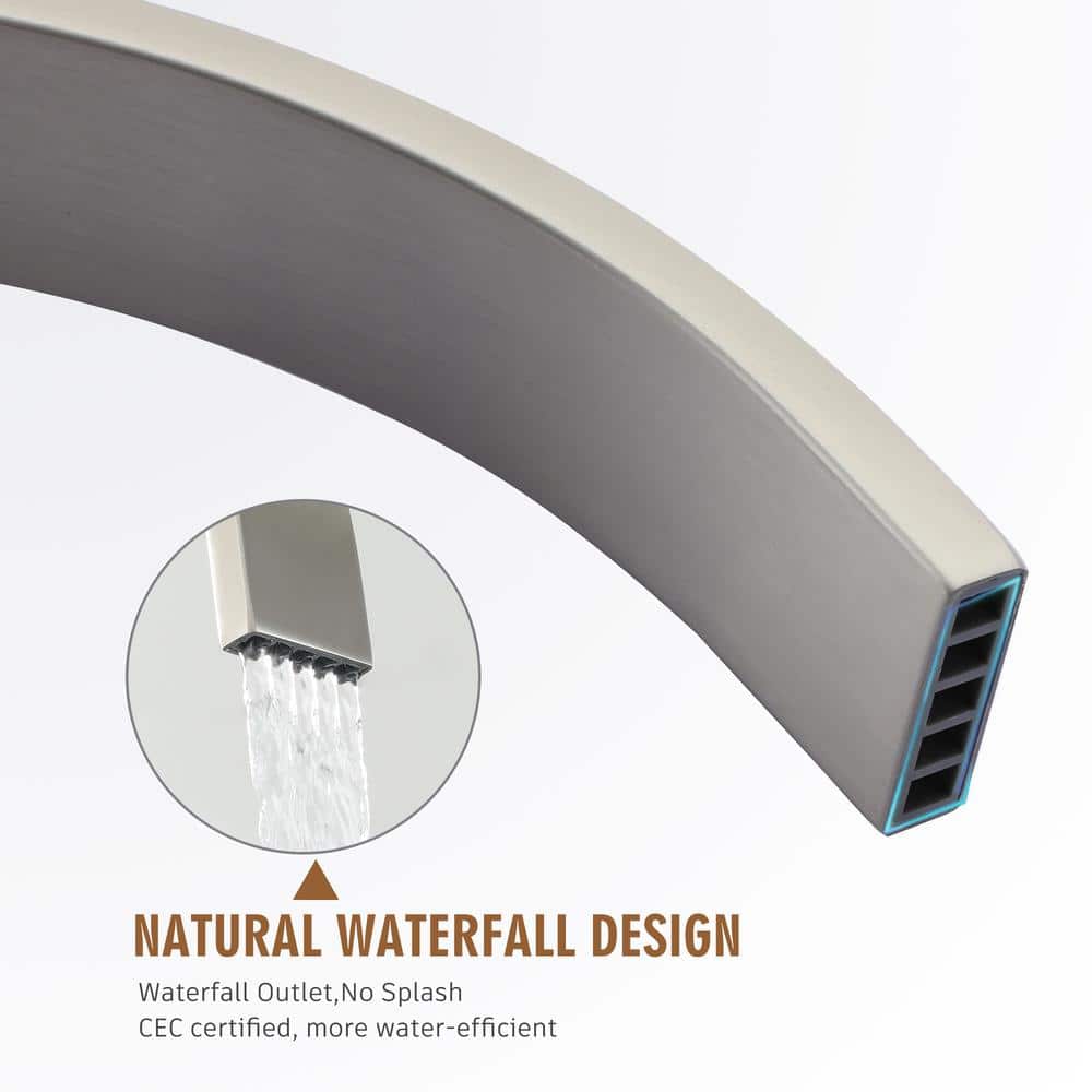 PENGFANG WORLDWIDE LLC P016BNTF Single Handle Floor Mounted Tub Faucet with Handshower