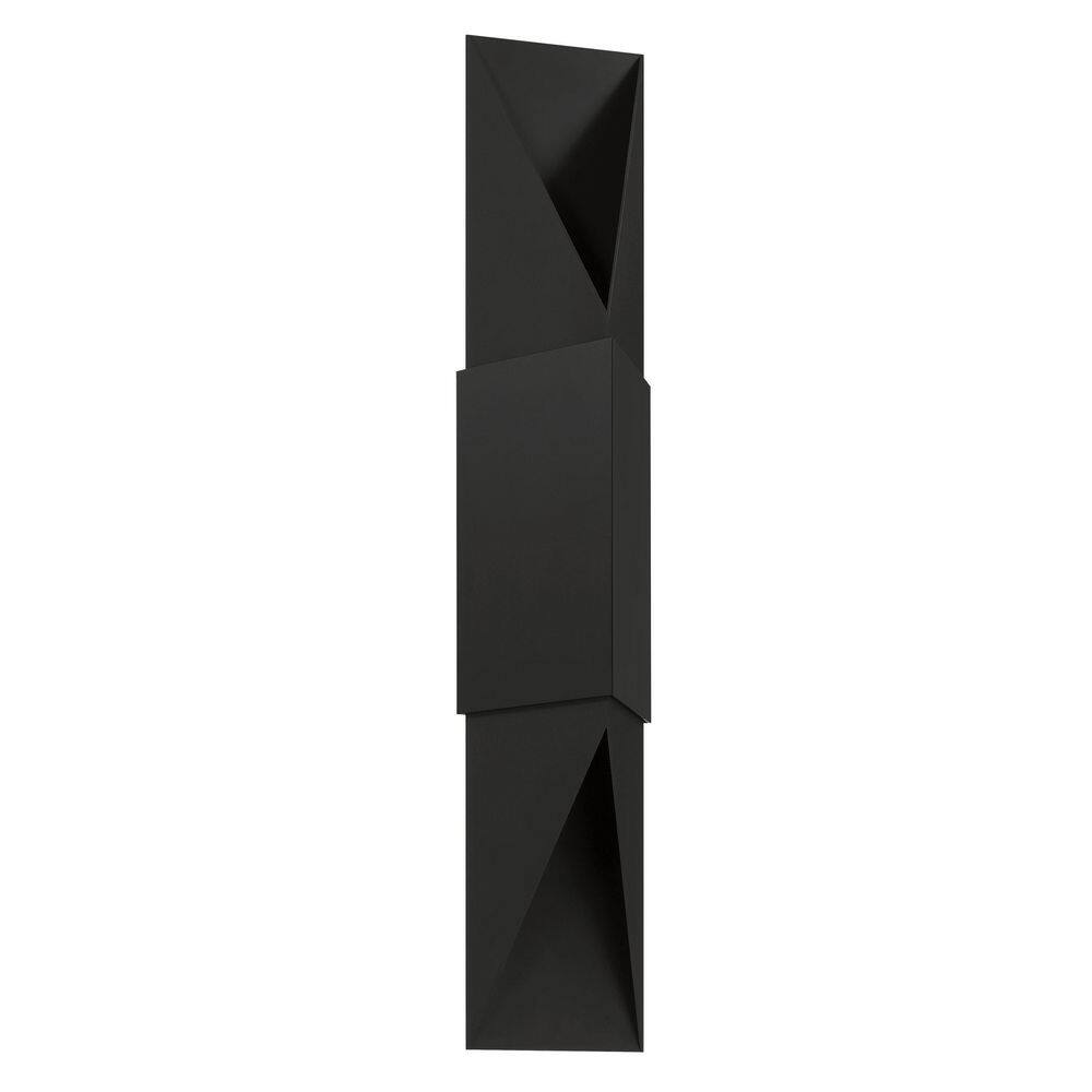 Brera 30-inch 2-light Matte Black and Textured Black Exterior Wall Sconce price history on PriceWatchPro