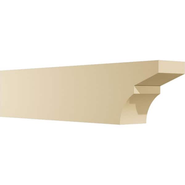 Ekena Millwork Standard Monterey 5 in. W x 8 in. H x 36 in. D Signature Urethane Rafter Tail Outlooker