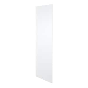 White Shaker Slab Style Pantry Kitchen Cabinet End Panel (24 in W x 0.75 in D x 96 in H)