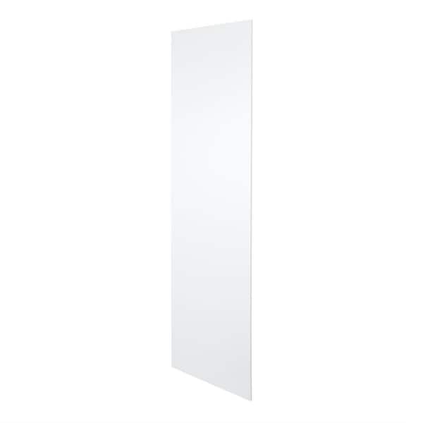 Cambridge White Shaker Slab Style Pantry Kitchen Cabinet End Panel (24 in W x 0.75 in D x 96 in H)