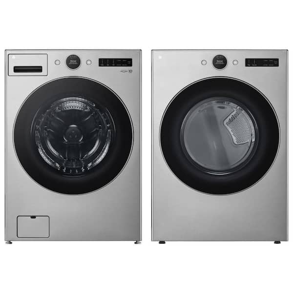 4.5 cu. ft. Graphite Steel Smart Front Load Washer with 7.4 cu. ft. Dryer Set