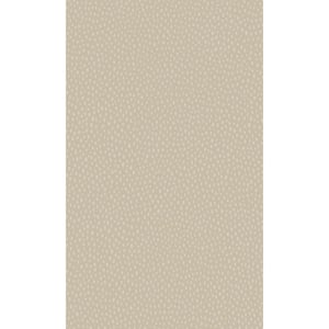 Beige Dotted Plain Simple Textured Wallpaper with Non-Woven Material Non-Pasted Covered 57 sq. ft. Double Roll