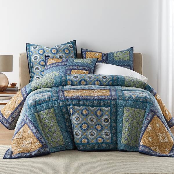 The Company Store Benson Cotton Patchwork King Quilt