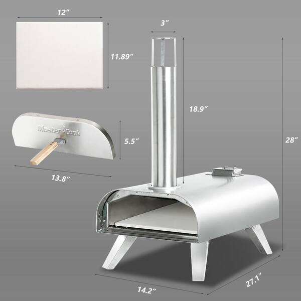MASTER COOK Pizza Ovens Wood Pellet Pizza Oven Wood Fired Pizza