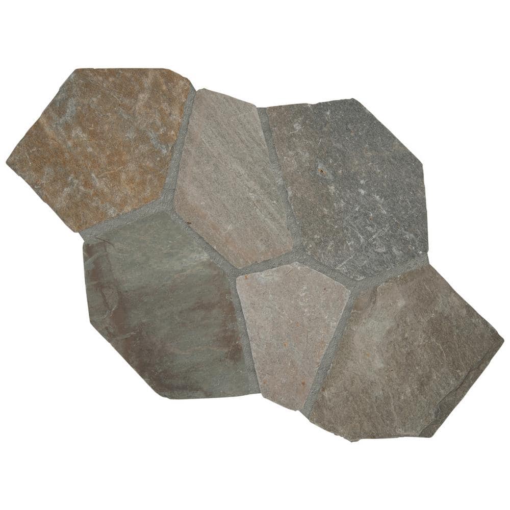Golden White 18 in. x 26 in. Mesh-Mounted Flagstone Paver Tile (74 Pieces/203.5 Sq. Ft. /Pallet) price history on PriceWatchPro