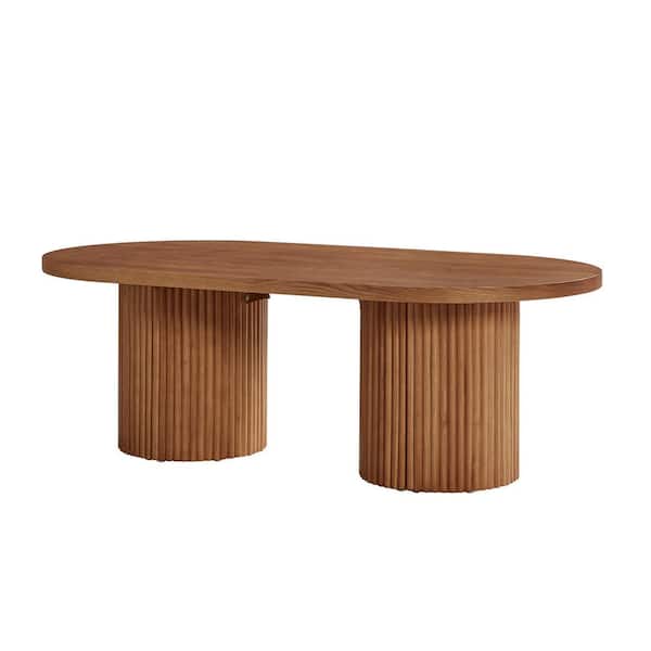 JAYDEN CREATION Roland Acorn 53 in. W Modern MDF Tall Coffee