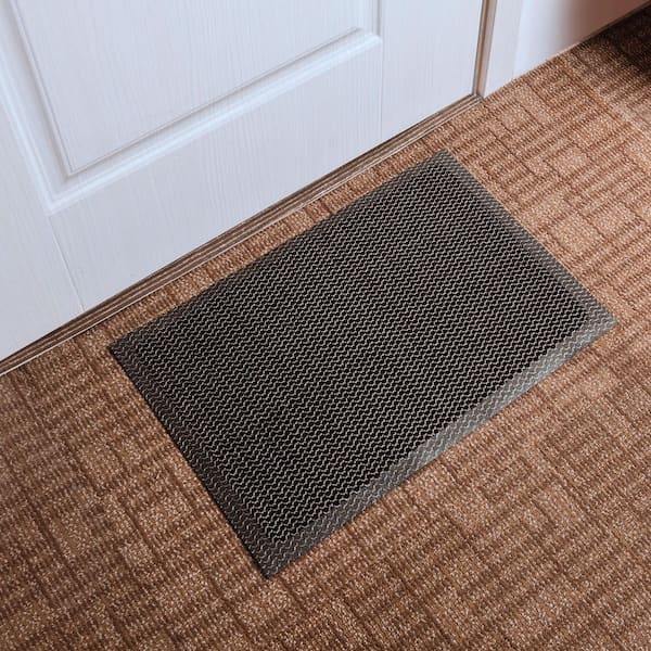 Doortex Meshmat Entrance Mat, Metallic Gray-20 in. x 32 in.