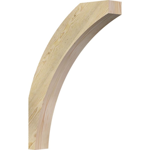 Ekena Millwork 4"W x 22"D x 30"H Thorton Rough Sawn Knee Brace, Douglas Fir