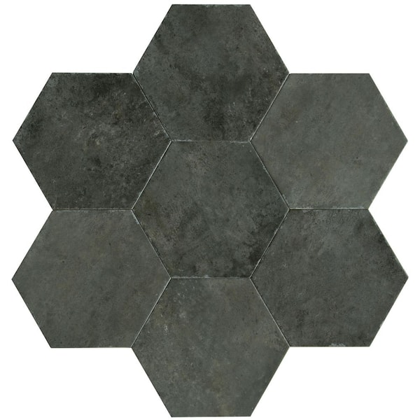 Apollo Tile Zenith 9 in. x 11 in. Matte Charcoal Gray Porcelain