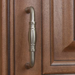 3 in. Center-to-Center Satin Nickel Pipe Style Cabinet Pulls (10-Pack)