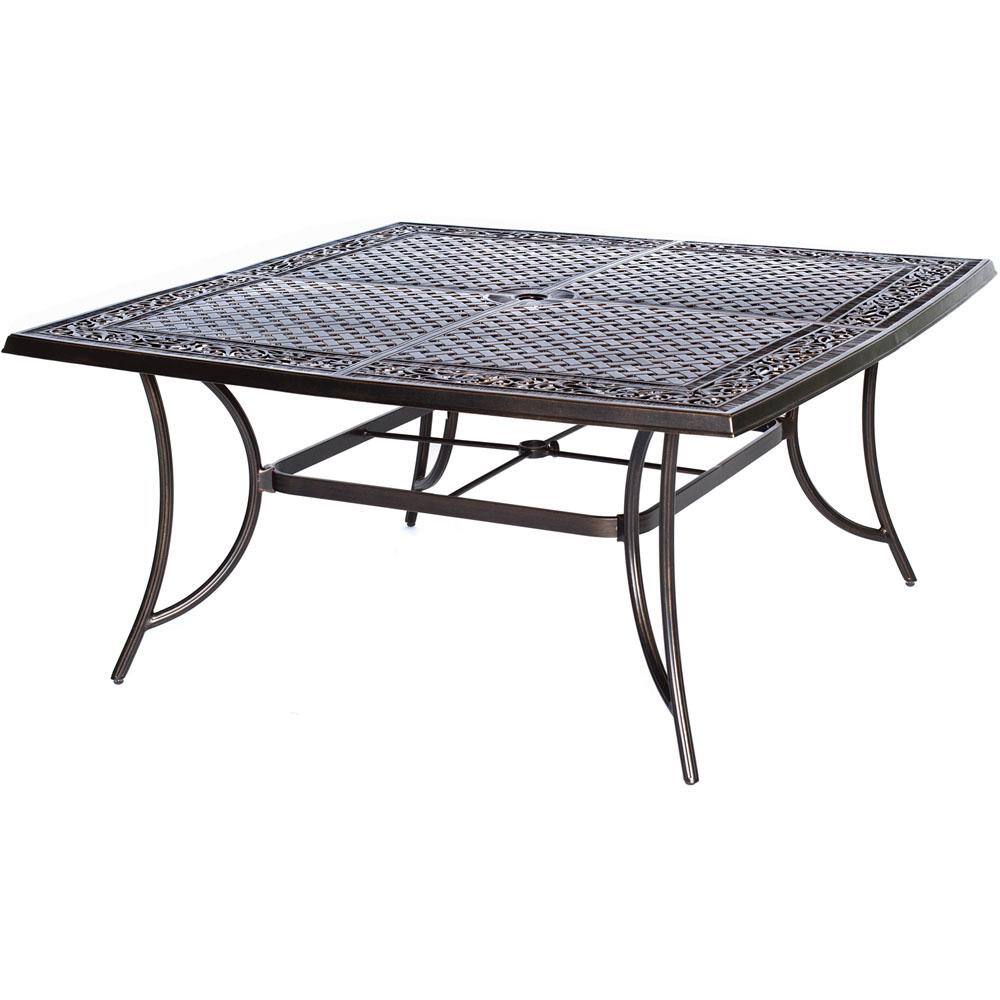 Hanover Traditions 9-Piece Blue Cushion Aluminum Outdoor Dining Set