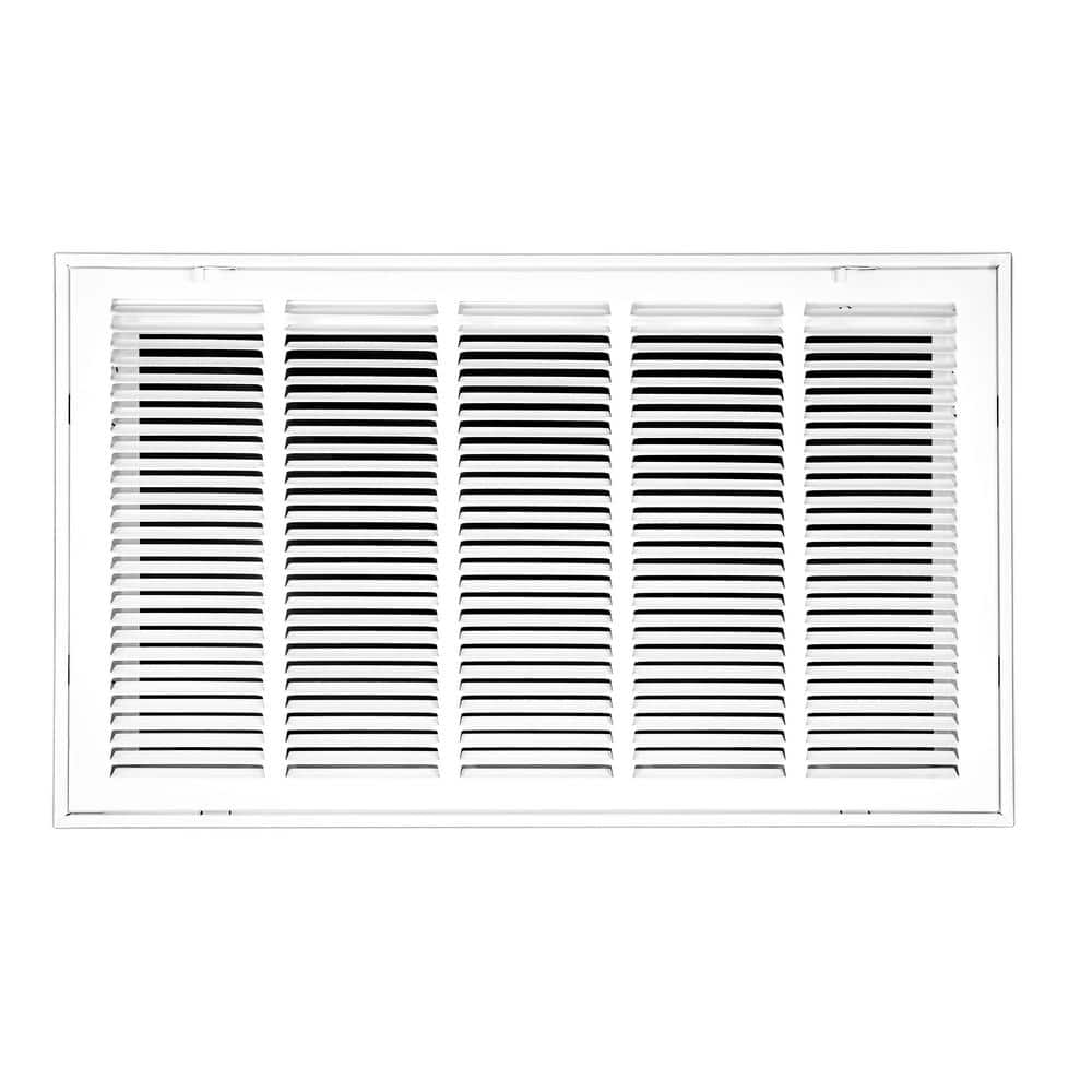 25 in. Wide x 14 in. High Return Air Filter Grille of Steel in White price history on PriceWatchPro