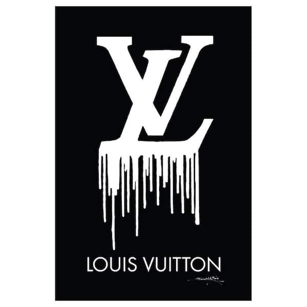 VENICE BEACH Collections Bold Dripping Fashion Brand Logo by Fairchild Paris 1-Piece Unframed Abstract Poster Art Print 20 in. x 16 in.