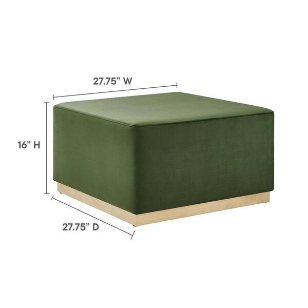 MODWAY Tilden Large 28 in. Moss Green Natural Performance MODWAY Tilden Large 28 in. Moss Green Natural Performance