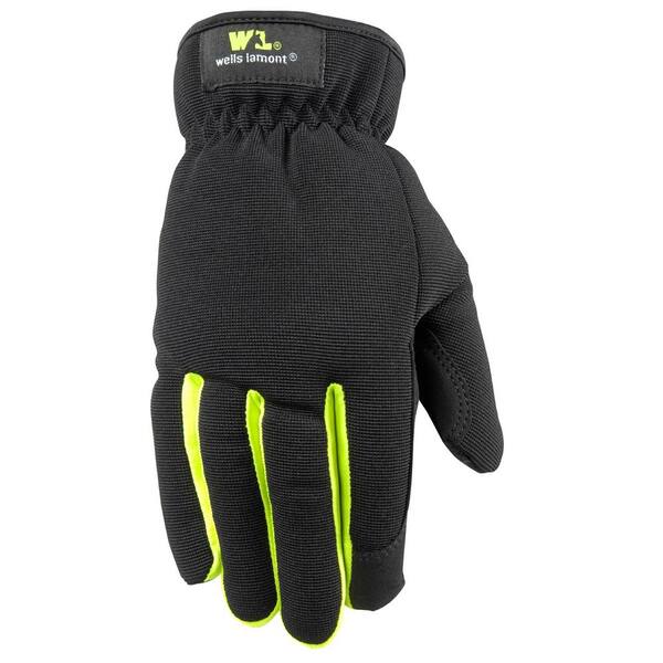 Wells Lamont Men's Hi-Dexterity, Synthetic Leather Work Gloves, Extra-Large