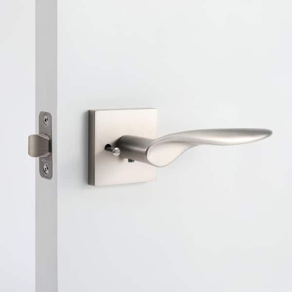 Lafayette Satin Nickel Bed/Bath Modern Door Handle (Privacy - Right Hand)