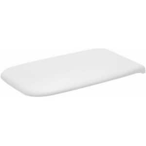 D-Code Elongated Closed Front Toilet Seat in White