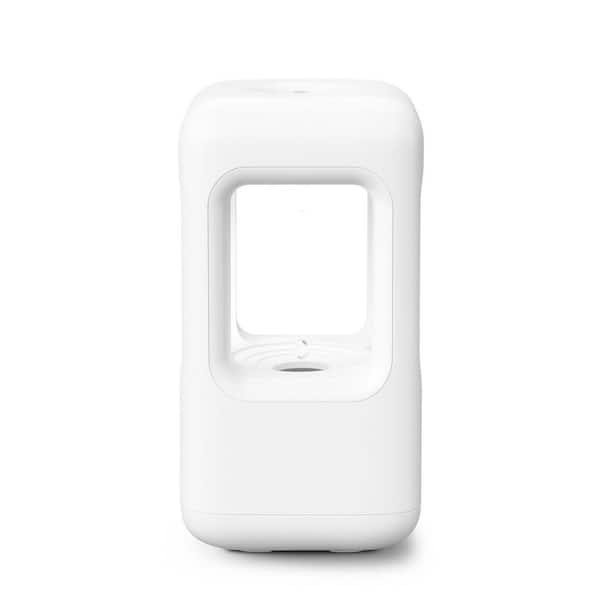 0.16 Gal. Cool Mist Humidifier with Auto Shut-Off, Portable White Mini Desktop Air Treatment for Bedroom and Plants