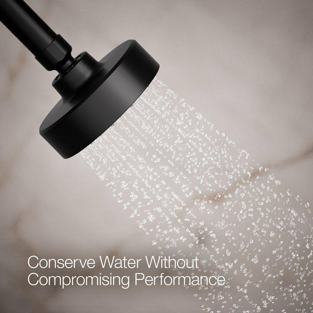 Matte Black Multi-Function Wall Mounted Shower Head