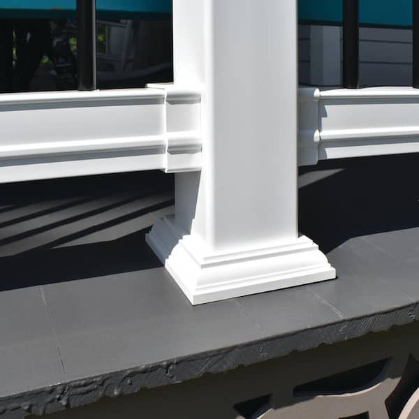 Vinyl White Extra Bella Premier Series Bracket Rail Kit
