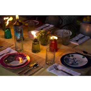 6 in. Glass Tabletop Torch Trio (3 pack)